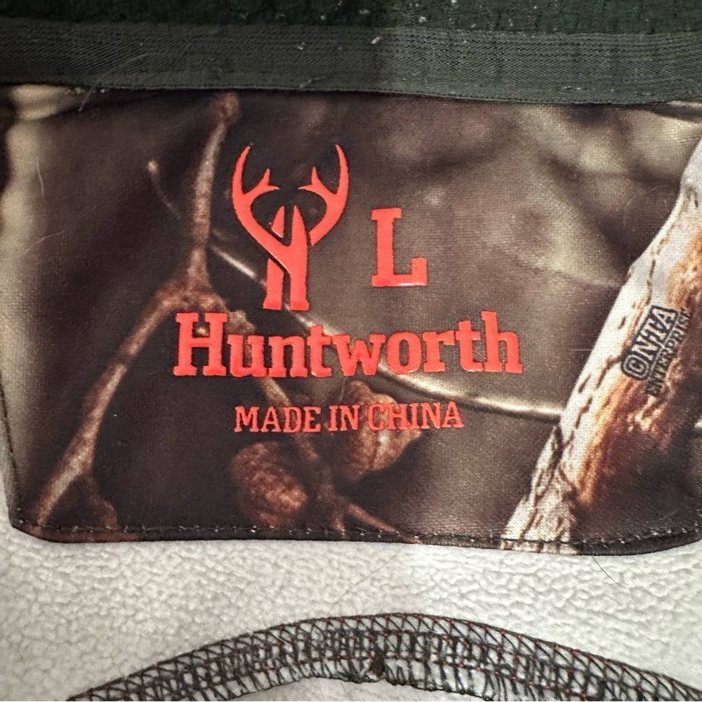 Huntworth Camouflage 1/2 Zip Up Pullover - Picture 5 of 6